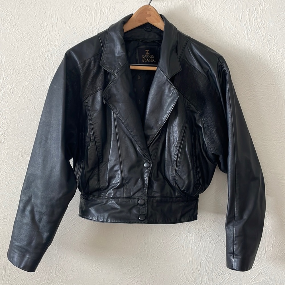 Byrnes and Baker 1980’s Genuine Leather Jacket